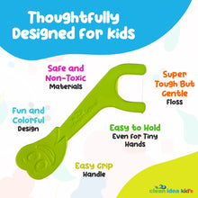 Load image into Gallery viewer, Clean Idea Kids Ecoflosser - 200ct Plant Based Flossing Picks - Clean Idea