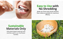 Load image into Gallery viewer, Clean Idea Ecoflosser Flossing Picks - 300 pieces Plant Based Flossing Picks - Clean Idea