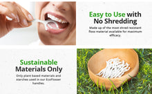 Load image into Gallery viewer, Clean Idea Ecoflosser Flossing Picks - 300 pieces Plant Based Flossing Picks - Clean Idea
